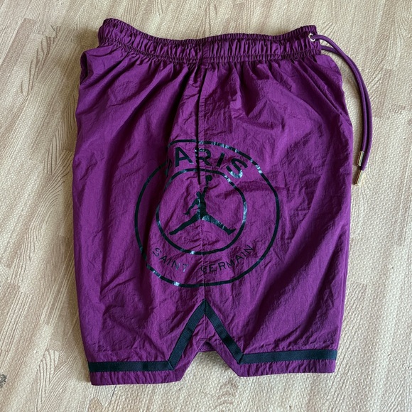 Jordan Paris Saint-Germain PSG Shorts S Burgundy Rare Basketball Streetwear Nike - Picture 10 of 13